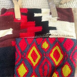 Jasper & Jeera Anthropologie embroidered tote